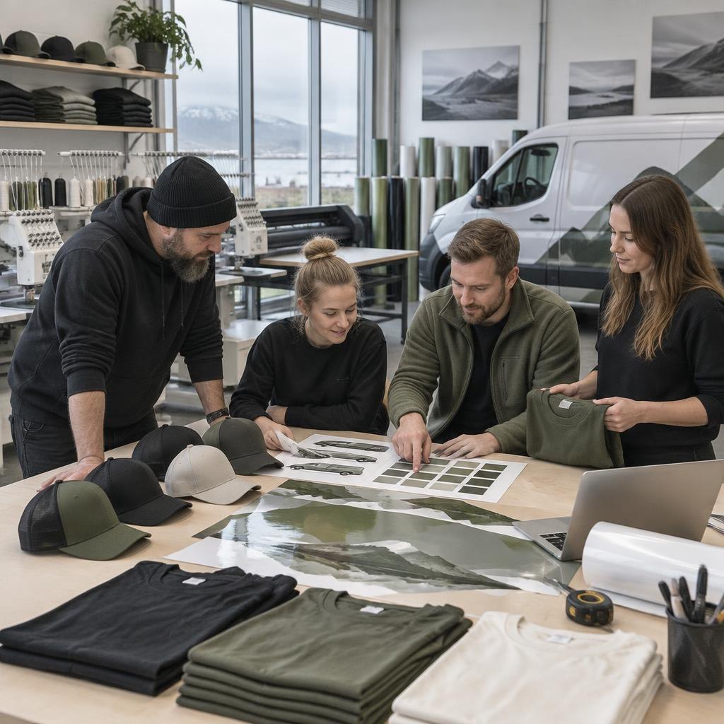 Verkstæði Dasar Merkinga að innan / Inside the Dasar Merkingar workshop